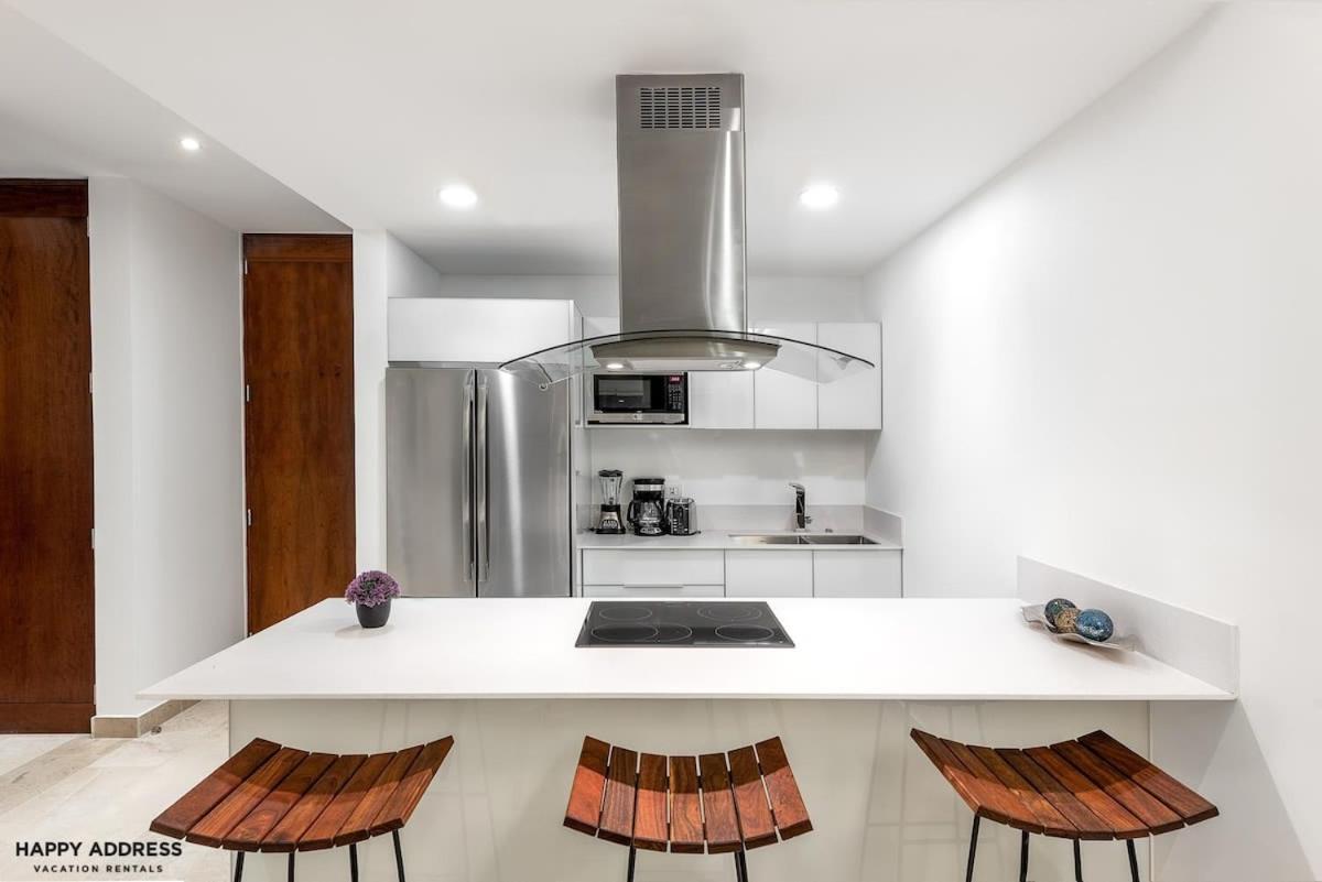 Trendy 1 Bedroom Apartment In Cruz Con Mar Brand New Building Playa del Carmen Zewnętrze zdjęcie